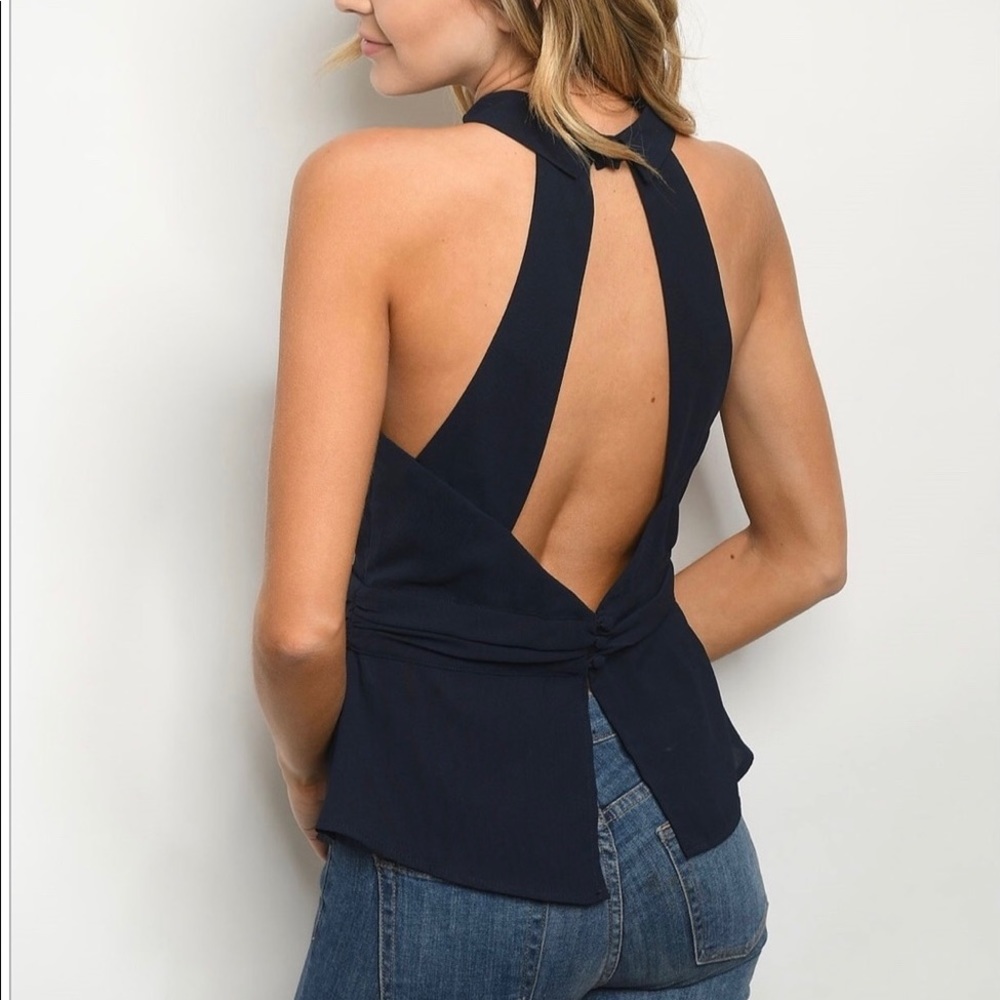 Sale! Navy Blue Tank Top
